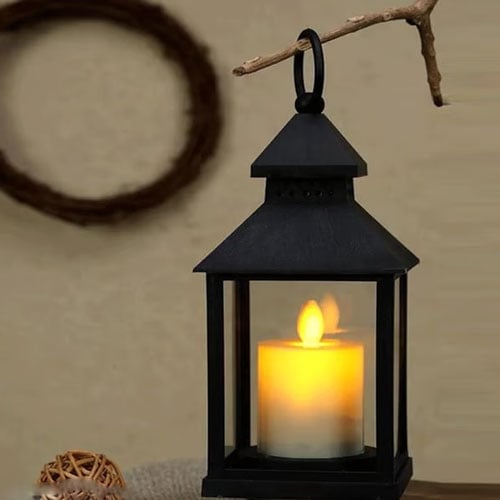 Led Candle Light - Black