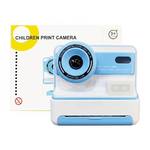 Instant Photo Print Camera - Sky Blue
