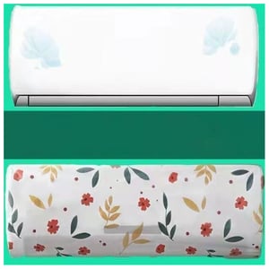 Air Conditioning Dustproof Cover Small Size - Pink Floral ( 1.5 Ton )