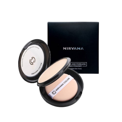 Nirvana Mattifying And Poreless Pressed Powder 15g - P01 Light Natural