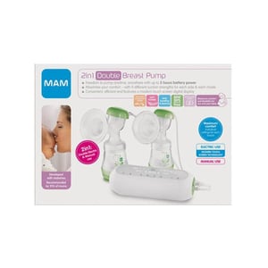 MAM 2 in 1 Double Electric & Manual Breast Pump (3903)