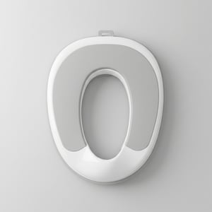 Baby Toilet Trainer Seat - Gray