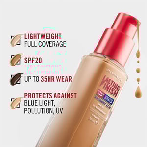 Rimmel London Lasting Finish 35H Up To Foundation 30ml - 070 SESAME