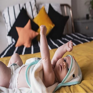 Tommee Tippee Splashtime Swaddle Dry Towel 0-6m - Paste