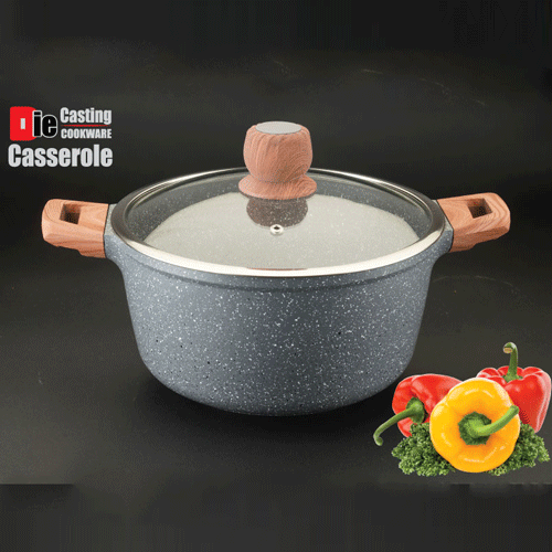 Die Casting Casserole With Lid - 26cm •