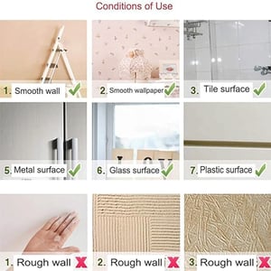 Hexagon Mirror Glass Wall Sticker 12pcs