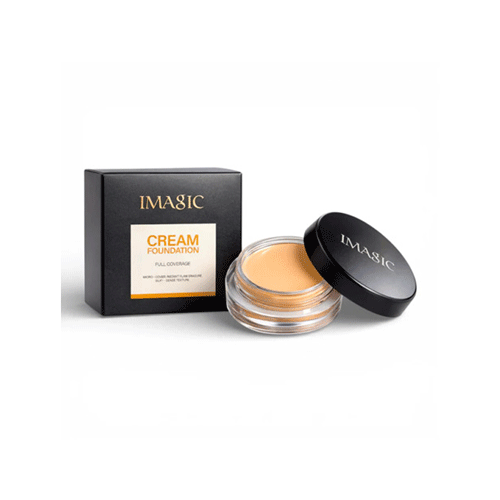 Imagic Full Coverage Cream Foundation 20g - 155 Warm Peach