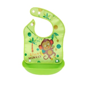 Bib With Portable Tray - Green