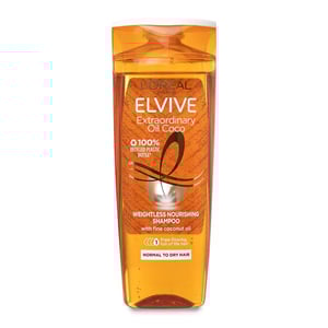 L'Oreal Elvive Extraordinary Oil Coco Weightless Nourishing Shampoo For Normal to Dry Hair 400ml