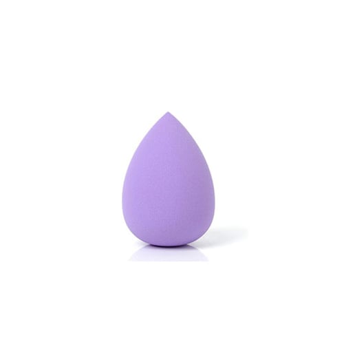 Tear Drop Shape Makeup Sponge - Purple