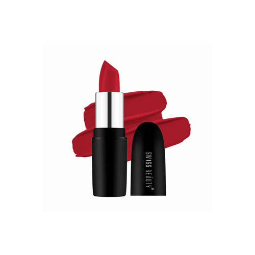 Swiss Beauty Pure Matte Lipstick 3.8g - 221 Hot Red