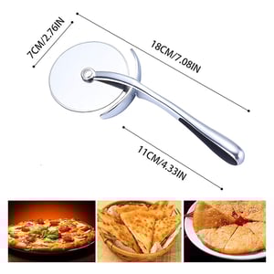 Pizza Cutter With Metal Handle