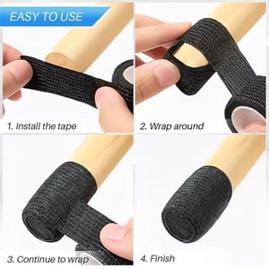 Soundproof Self-Adhesive Tape For Furnitures - Black