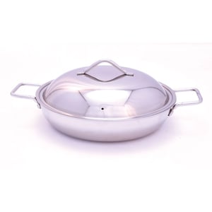 SKB Frying Pan With SS Lid & Handle - 26cm