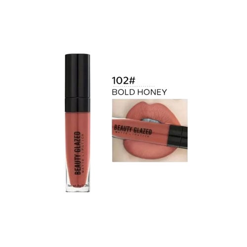 Beauty Glazed Matte Lipstick 8g - 102 BOLD HONEY