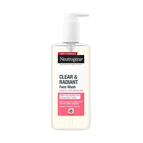 Neutrogena Clear & Radiant Face Wash with Vitamin C & Pink Grapefruit 200ml