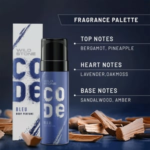 Wild Stone Code Bleu Fine Fragrance 120ml•