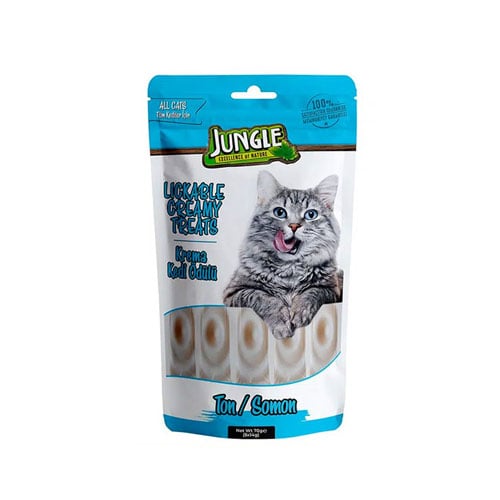 Jungle Lickable Creamy Treats 5pcs Pack - Tuna / Salmon