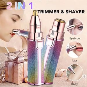 2 In 1 Eyebrow Trimmer & Shaver For Ladies