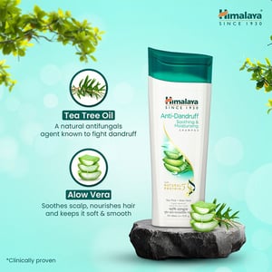 Himalaya Anti-Dandruff Soothing & Moisturising Shampoo 180ml (Buy 1 Get 1 Free)