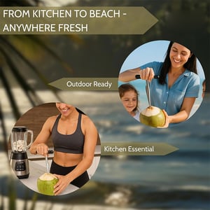 Coconut Opener Stainless Steel Knife