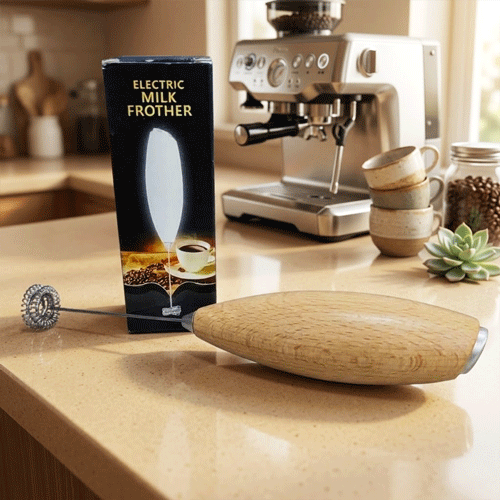 Mini Electric Milk Frother •