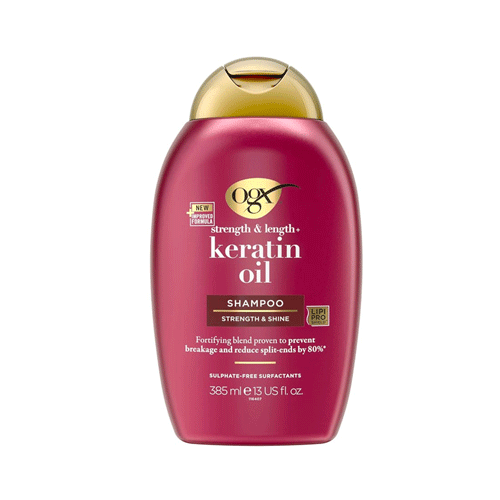 OGX Strength & Length + Keratin Oil Shampoo 385ml•