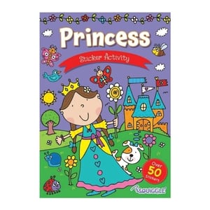 Squiggle Baby Colour And Sticker Activity Book - Princess