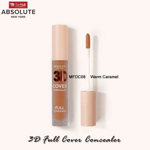 Absolute New York 3D Full Cover Concealer 5.5ml - MFDC08 Warm Caramel