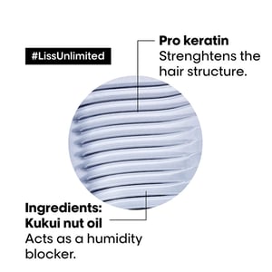 L'Oreal Professionnel Paris Serie Expert Liss Unlimited Shampoo For Unruly Hair 300ml •