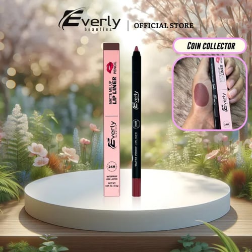 Everly Beauties Matte Me Up Waterproof Lip Liner - Coin Collector