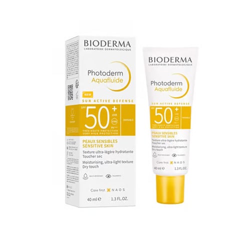 Bioderma Photoderm Aquafluide SPF 50+ For Sensitive Skin 40ml - Invisible•