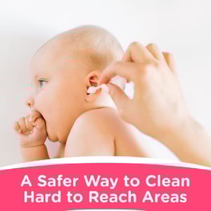 Dimple Children's Ear Sticks 100% Cotton 60 pcs