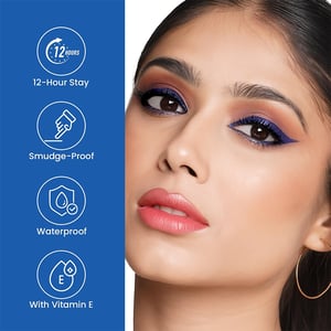 Swiss Beauty Intense Gel Kajal - 04 Electric Blue