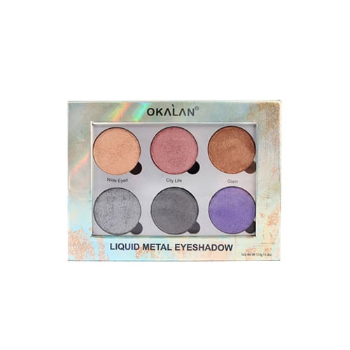 OKALAN Liquid Metal Eyeshadow Palette