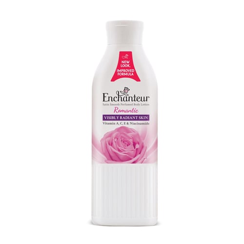 Enchanteur Romantic Satin Smooth Perfumed Body Lotion 250ml•