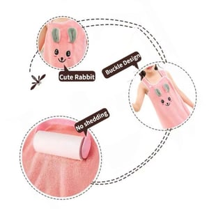Wearable Bath Towel - Peach Pink