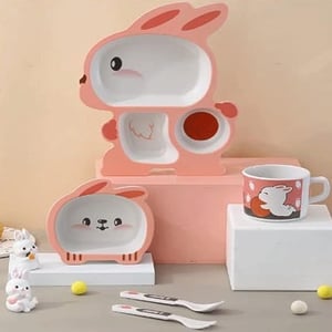 Rabbit Tableware 5pcs Set For Kids