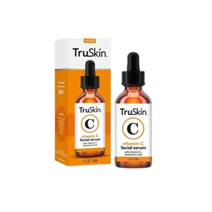 TruSkin Vitamin C Facial Serum With Vitamin E + Hyaluronic Acid 30ml •