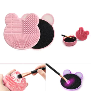 Silicone Makeup Brush Cleaner Pad - Baby Pink