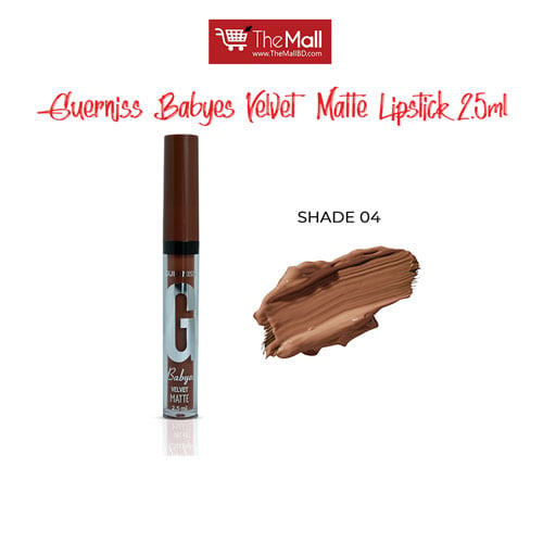 Guerniss Babyes Velvet Matte Lipstick 2.5ml - 04