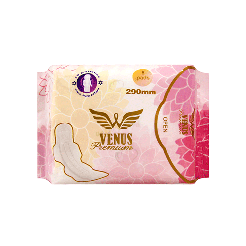Venus Premium Sanitary Napkin 290mm 8 Pads