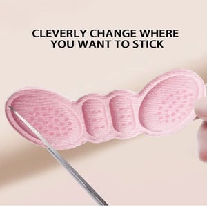 Heel Insoles Patch Pain Relief Anti Wear Paste - Black