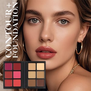 IMAGIC Multi Use Cream Foundation & Blush Palette