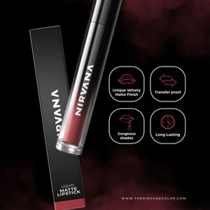 Nirvana Liquid Matte Lipstick 5ml - Infatuated L03
