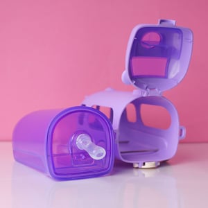 Cute Bus Water Pot For Kids - Purple