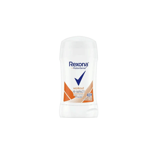 Rexona Workout Hi Impact Anti Perspirant Deodorant Stick For Women 40g •