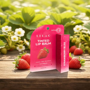 Lilac Tinted SPF 15 Lip Balm 4.5g - Strawberry Bliss
