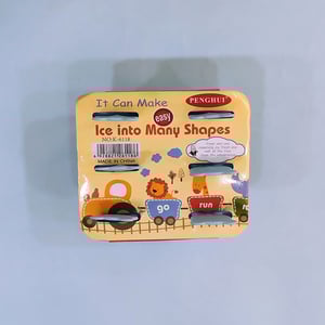 Homemade Bear Popsicle Ice Cream Stick - Round Shape Blue