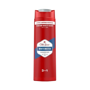 Old Spice Whitewater Clean Watery Scent 3 In 1 Body Hair Face Wash 250ml •